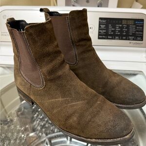 Thursday Boots - Chelsea Style Suede Duchess